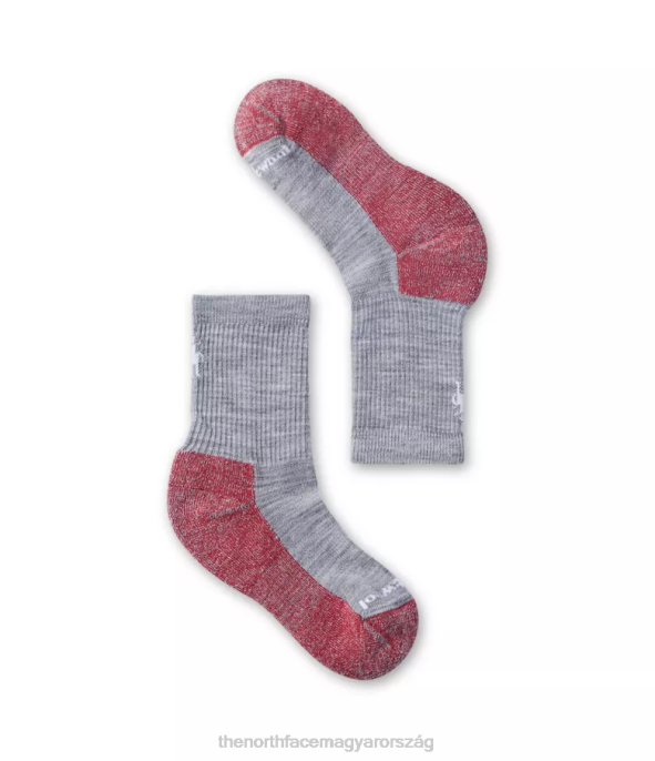 The North Face tartozék J2LJ342 világos szürke gyerekek túra könnyű párna crew zokni