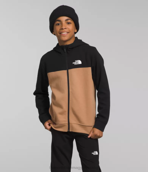 The North Face ruházat J2LJ526 mandulavaj gyerekek tnf tech teljes cipzáras kapucnis pulcsi