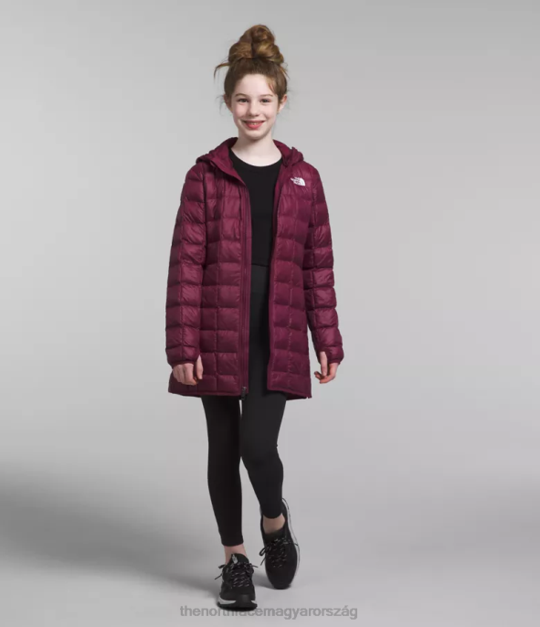 The North Face ruházat J2LJ459 boysenberry gyerekek termoball parka