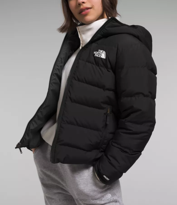 The North Face ruházat J2LJ627 tnf fekete gyerekek kifordítható északi kapucnis kabát