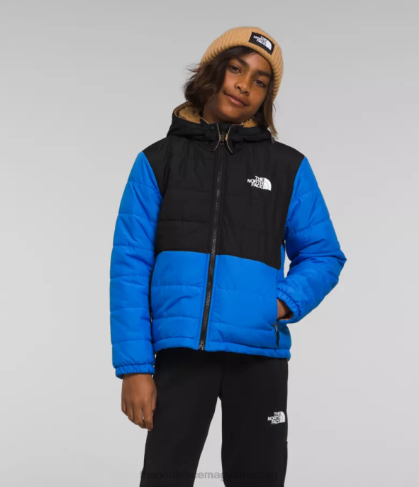 The North Face ruházat J2LJ79 optikai kék gyerekek kifordítható mt chimbo teljes cipzáros kapucnis kabát