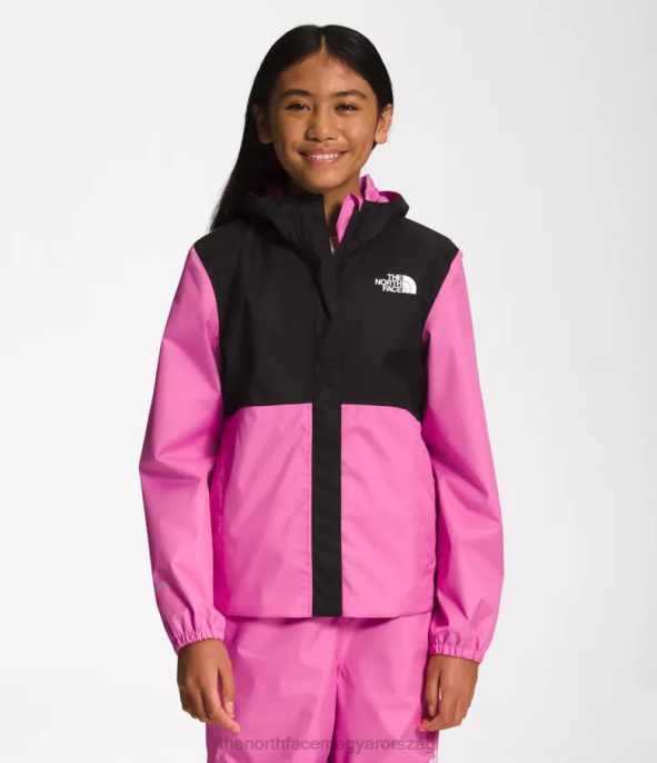 The North Face ruházat J2LJ755 szuper rózsaszín gyerekek antora esőkabát