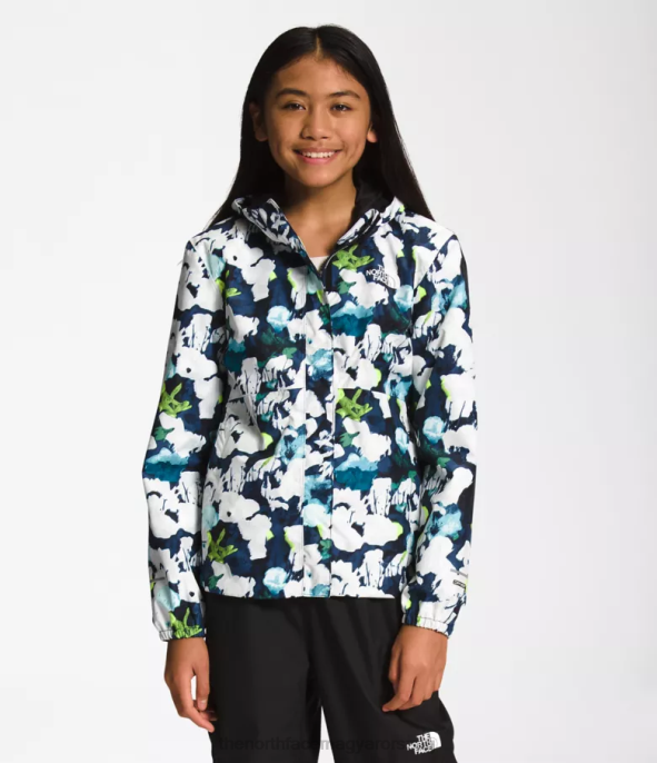 The North Face ruházat J2LJ758 summit navy abstrct print gyerekek antora esőkabát