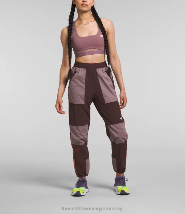 The North Face ruházat J2LJ853 szénbarna/barnaszürke nők trailwear okt flash kocogó