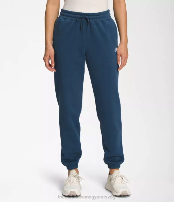 The North Face ruházat J2LJ979 árnyékos kék/tnf fehér nők félkupolás gyapjú melegítőnadrág