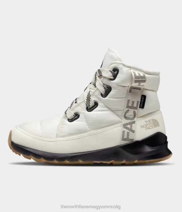 The North Face cipő J2LJ815 gardénia fehér/tnf fekete nők thermoball fűzős luxus vízálló csizma