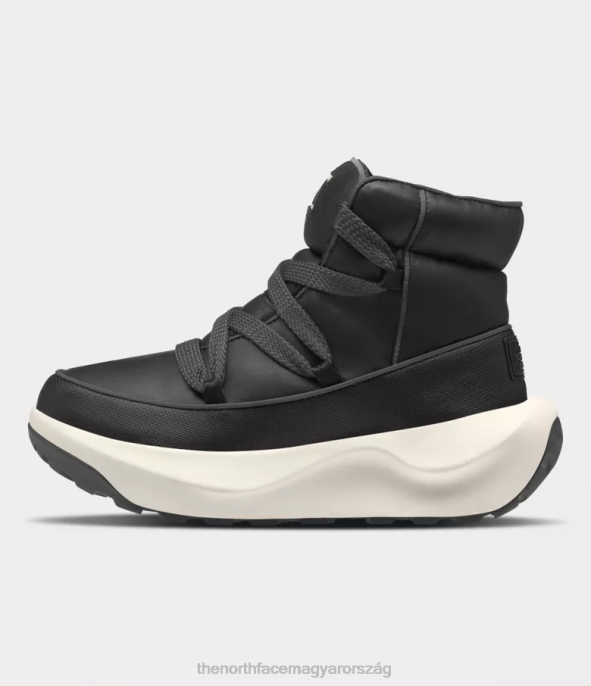 The North Face cipő J2LJ856 tnf fekete/aszfaltszürke nők halseigh thermoball fűzős vízálló csizma