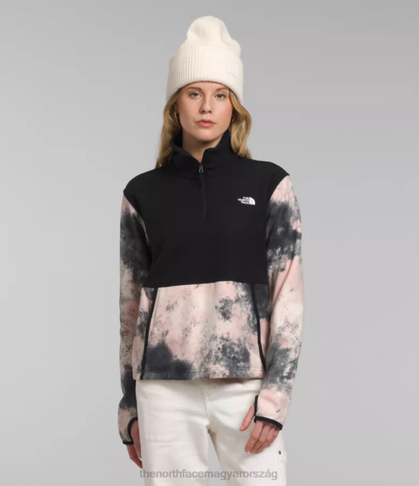 The North Face ruházat J2LJ157 sötét zsálya nők alpesi polartec 100-as cipzáras burkolat