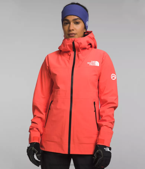The North Face ruházat J2LJ1173 ragyogó narancs nők summit sorozat chamlang futurelight kabát