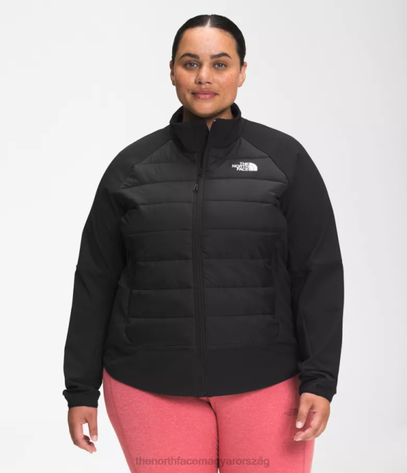 The North Face ruházat J2LJ1144 tnf fekete nők plusz shelter cove hibrid kabát