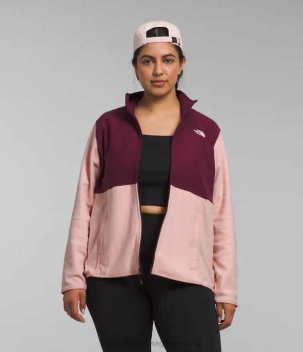 The North Face ruházat J2LJ1225 rózsaszín moha/boysenberry nők plusz alpine polartec 100 kabát