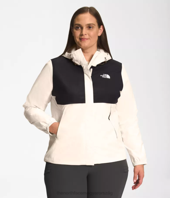 The North Face ruházat J2LJ243 tnf fekete/gardenia fehér nők plusz antora kabát