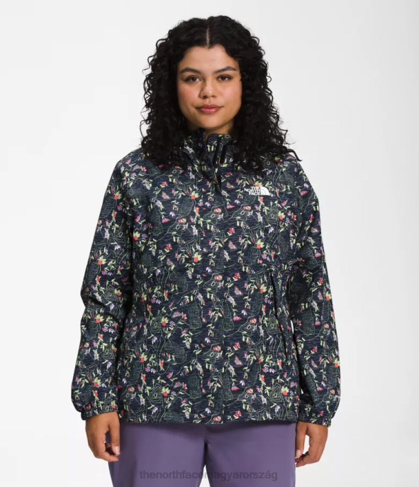 The North Face ruházat J2LJ244 tnf fekete iwd nyomtatás nők plusz antora kabát