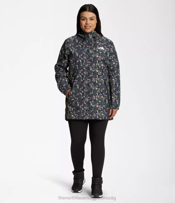 The North Face ruházat J2LJ440 tnf fekete iwd nyomtatás nők plusz antora parka