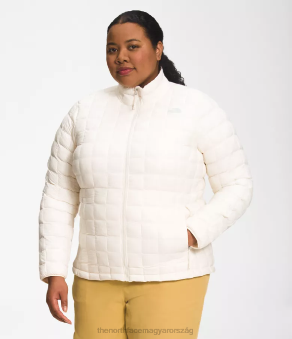 The North Face ruházat J2LJ53 gardénia fehér nők plus thermoball eco kabát 2.0