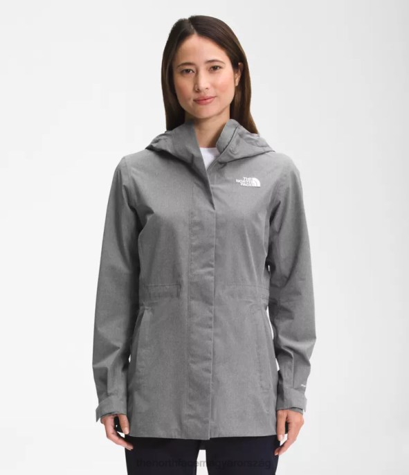 The North Face ruházat J2LJ1227 tnf közepes szürke hanga nők városi szellős esőkabát