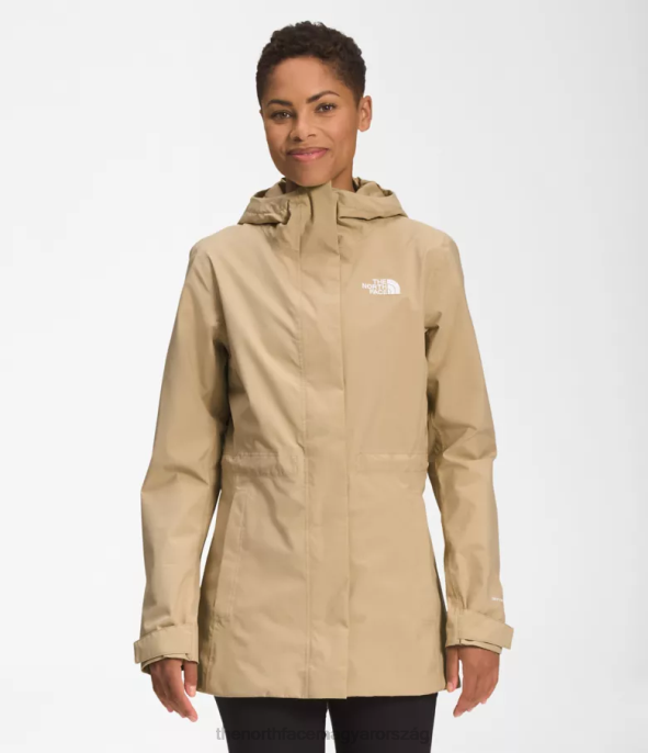 The North Face ruházat J2LJ1228 khaki kő nők városi szellős esőkabát