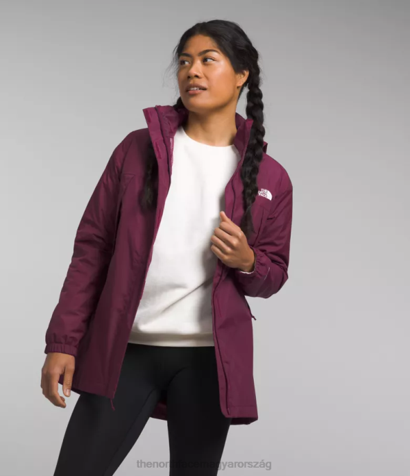 The North Face ruházat J2LJ46 boysenberry nők antora parka