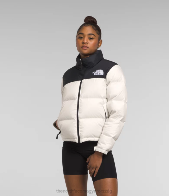 The North Face ruházat J2LJ724 gardénia fehér nők 1996-os retro nuptse kabát