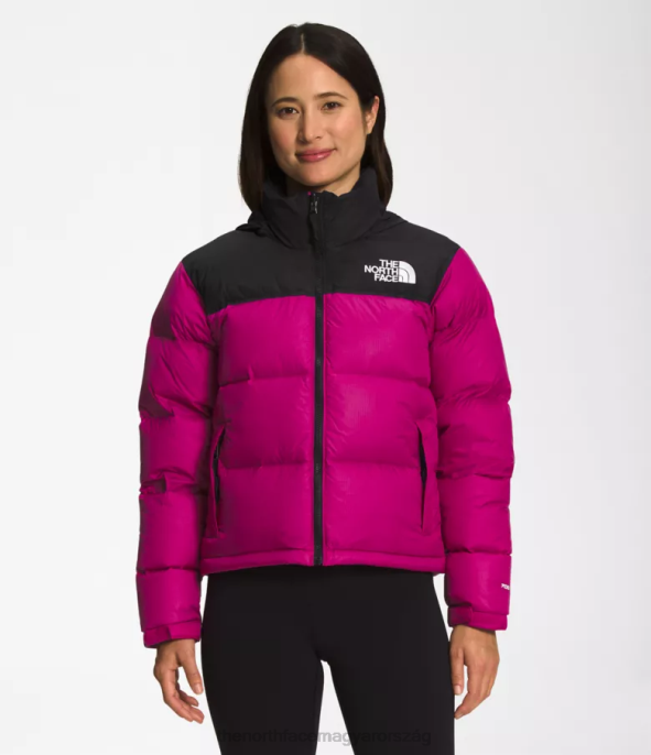 The North Face ruházat J2LJ728 fuschia rózsaszín nők 1996-os retro nuptse kabát