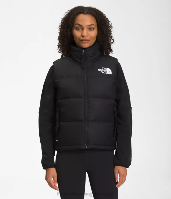 The North Face ruházat J2LJ429 újrahasznosított tnf fekete nők 1996-os retro nuptse mellény