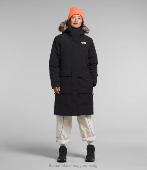 The North Face ruházat J2LJ1315 tnf fekete nők sarkvidéki parka prémium