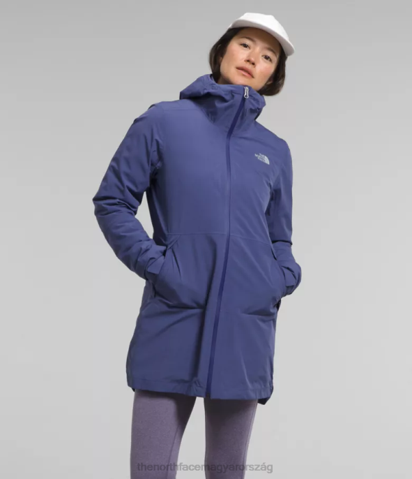 The North Face ruházat J2LJ374 barlangkék nők thermoball öko triclimate parka