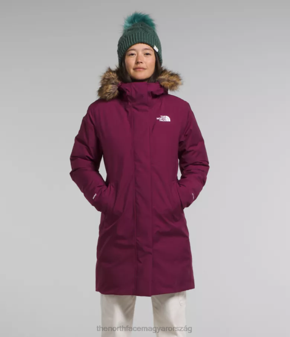 The North Face ruházat J2LJ509 boysenberry nők sarkvidéki parka