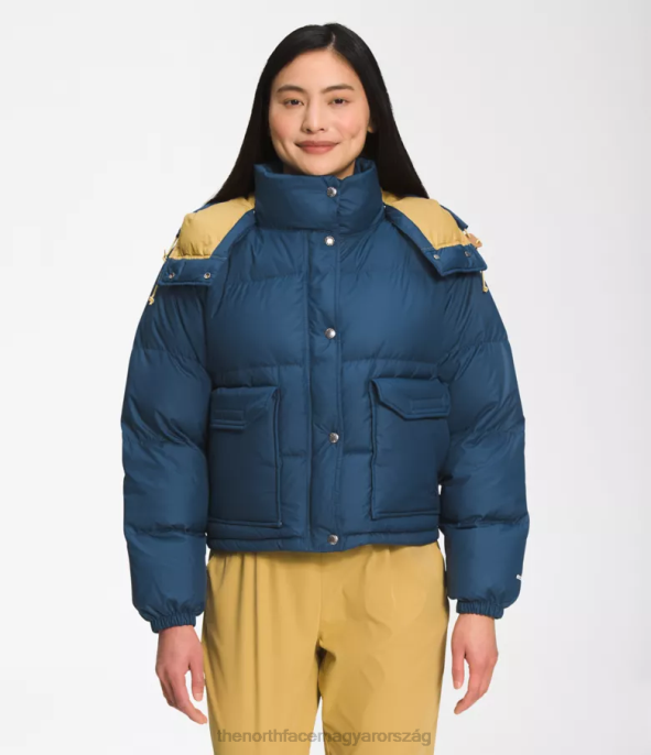 The North Face ruházat J2LJ237 árnyékos kék nők 71 sierra toll rövid kabát