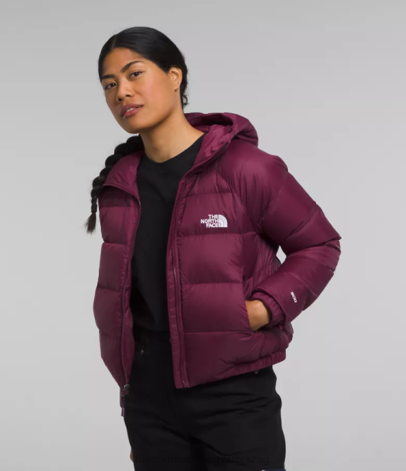The North Face ruházat J2LJ893 boysenberry nők hidranalit pehely kapucnis pulcsi