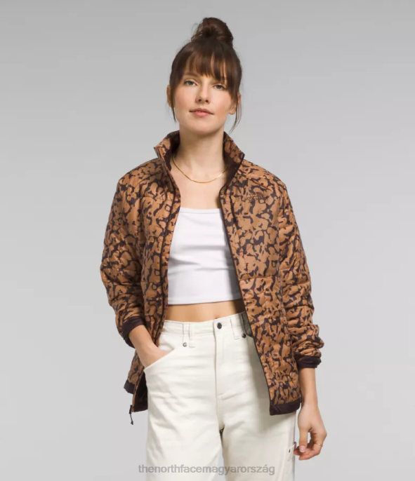 The North Face ruházat J2LJ938 mandulavaj grafikus festéknyomat nők circaloft kabát